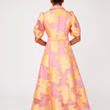 Abbey Glass Dresses Charlotte Gown Sorbet Peony Organza