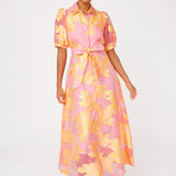 Abbey Glass Dresses Charlotte Gown Sorbet Peony Organza