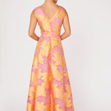 Abbey Glass Dresses Martha Gown Sorbet Peony Organza