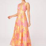 Abbey Glass Dresses Martha Gown Sorbet Peony Organza
