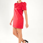 Abbey Glass Dresses Marty Dress Red Duchess Satin