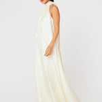Abbey Glass Dresses Rory Gown Ivory Garden Embossed Satin