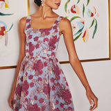 Abbey Glass Dresses Victoria Dress Moonlight Petal Organza