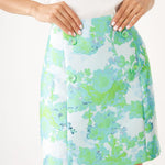 Abbey Glass Skirts Jessica Skirt Green Abstract Brocade