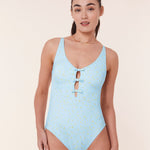 Andie One Piece The Mana One Piece - Powder Ditsy Bloom