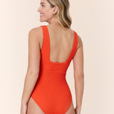 Andie One Piece The Mykonos One Piece - Vermillion