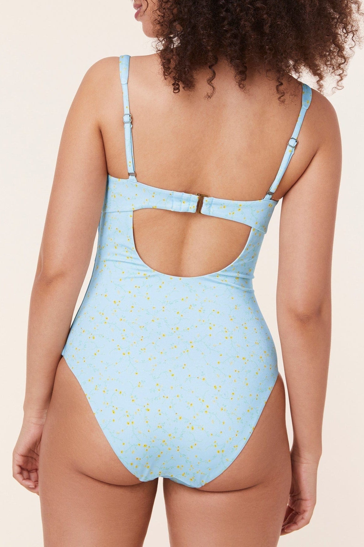 Andie One Piece The Nadi One Piece - Powder Ditsy Bloom