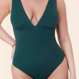 Andie Swimwear The Mykonos One Piece - Eco Nylon - Cascade - Classic