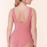 Andie Swimwear The Mykonos One Piece - Glitter - Shell - Classic