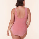 Andie Swimwear The Mykonos One Piece - Glitter - Shell - Classic