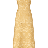 Anna Cate Dress Abigail Sand Shell Strap Midi Dress