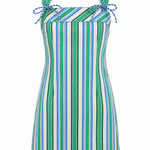 Anna Cate Dress Blaine Luca Emerald Stripe Mini Dress