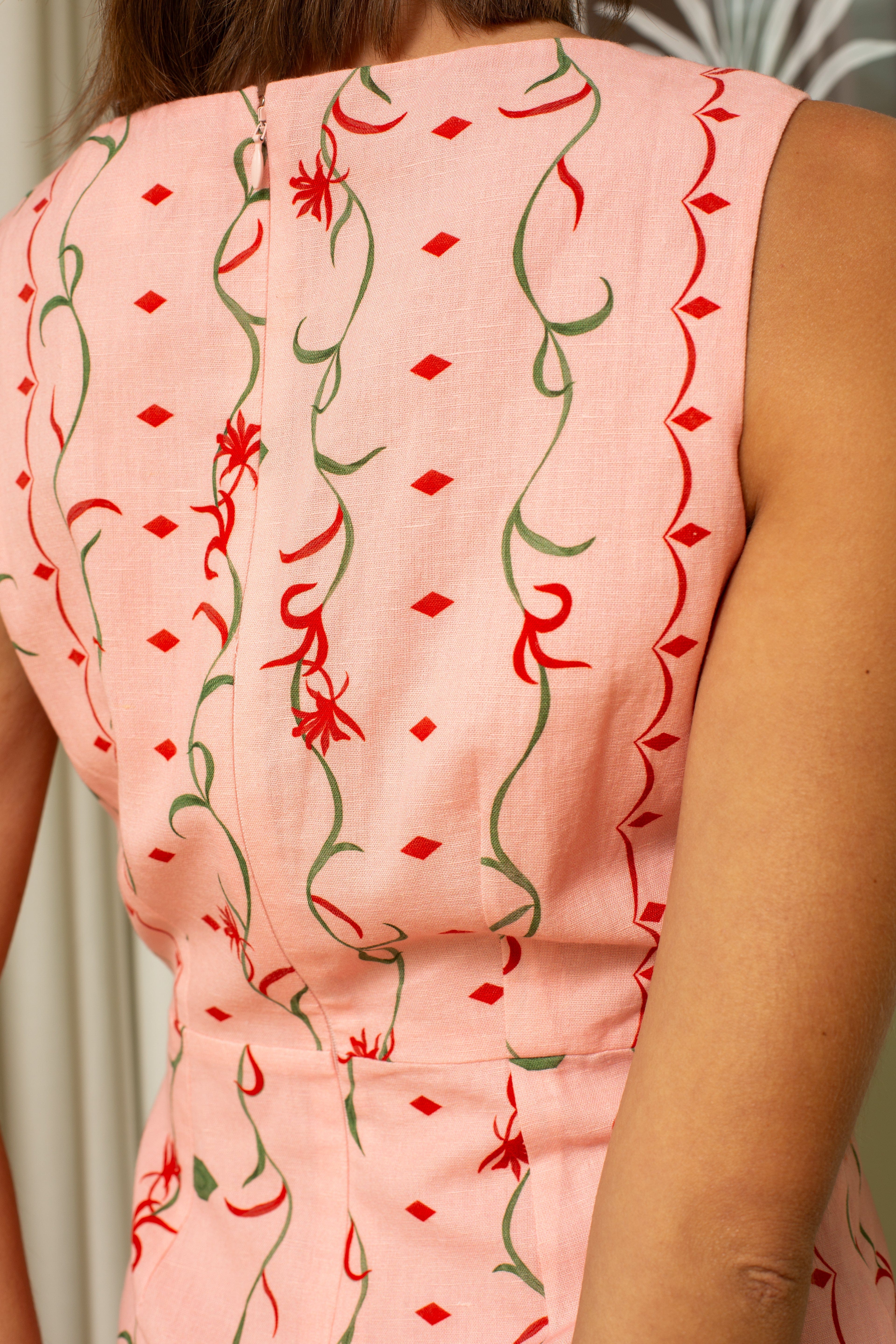 Anna Cate Dress Callie Pink Petal Floral Mini Dress