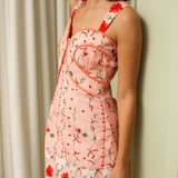Anna Cate Dress Callie Pink Petal Floral Mini Dress