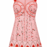 Anna Cate Dress Callie Pink Petal Floral Mini Dress