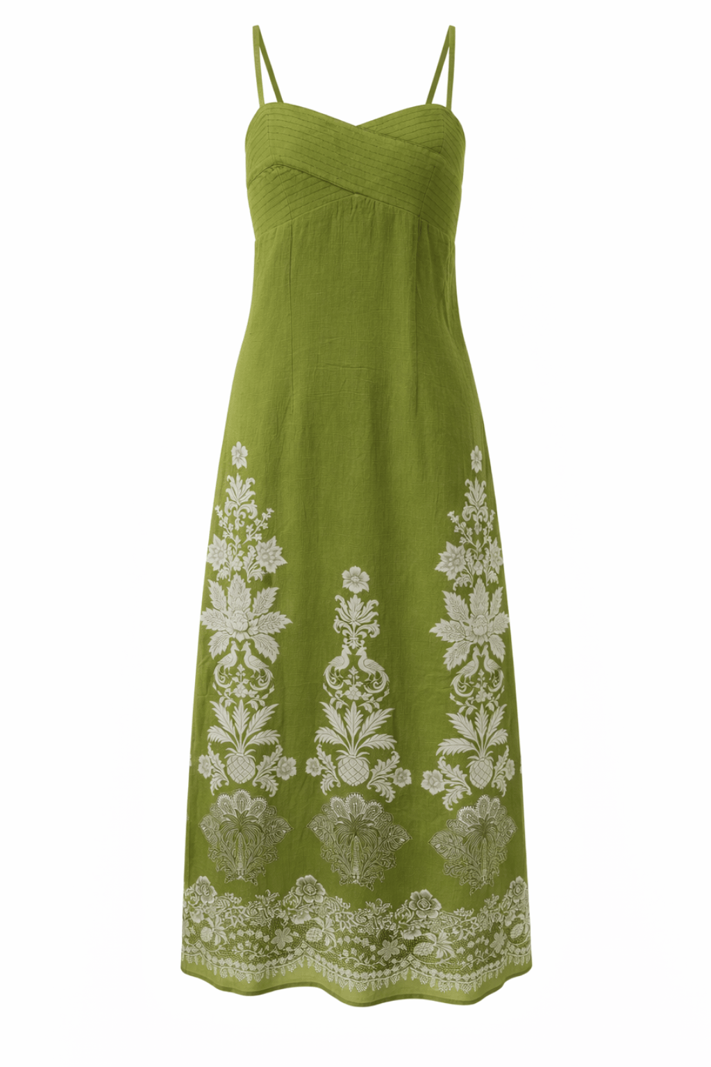 Carlie Green Ivory Lace Midi Dress Modatrova Carlie Green Ivory Lace Midi Dress Modatrova