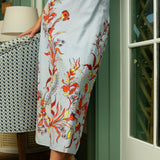 Anna Cate Dress Hayden Seascape Floral Strapless Midi Dress