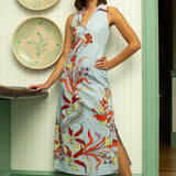 Anna Cate Dress Jill Seascape Floral Midi Dress
