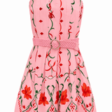 Anna Cate Dress Megan Pink Petal Floral Mini Dress