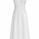 Anna Cate Dress Morris Ivory Embroidery Midi Dress
