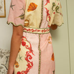 Anna Cate Dress Poppy Blush Shell Mini Dress