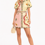 Anna Cate Dress Poppy Blush Shell Mini Dress