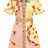 Anna Cate Dress Poppy Blush Shell Mini Dress