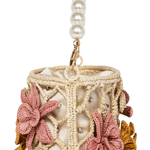 APAYA Handbags Natural Anastasia Pearls Natural