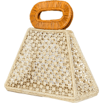 APAYA Handbags Natural with Camel Zoe Camel/Natural
