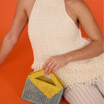 APAYA LLC Odelia yellow pastel blue