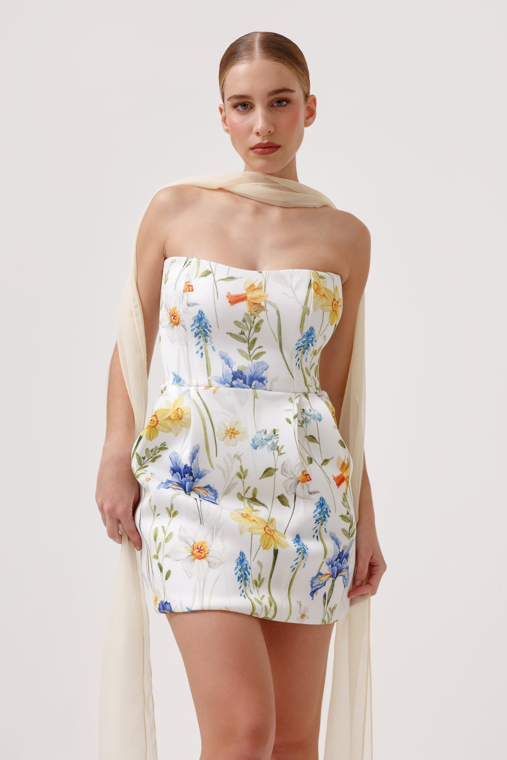 Ashley Stambouli dress Dhalia Mini Dress