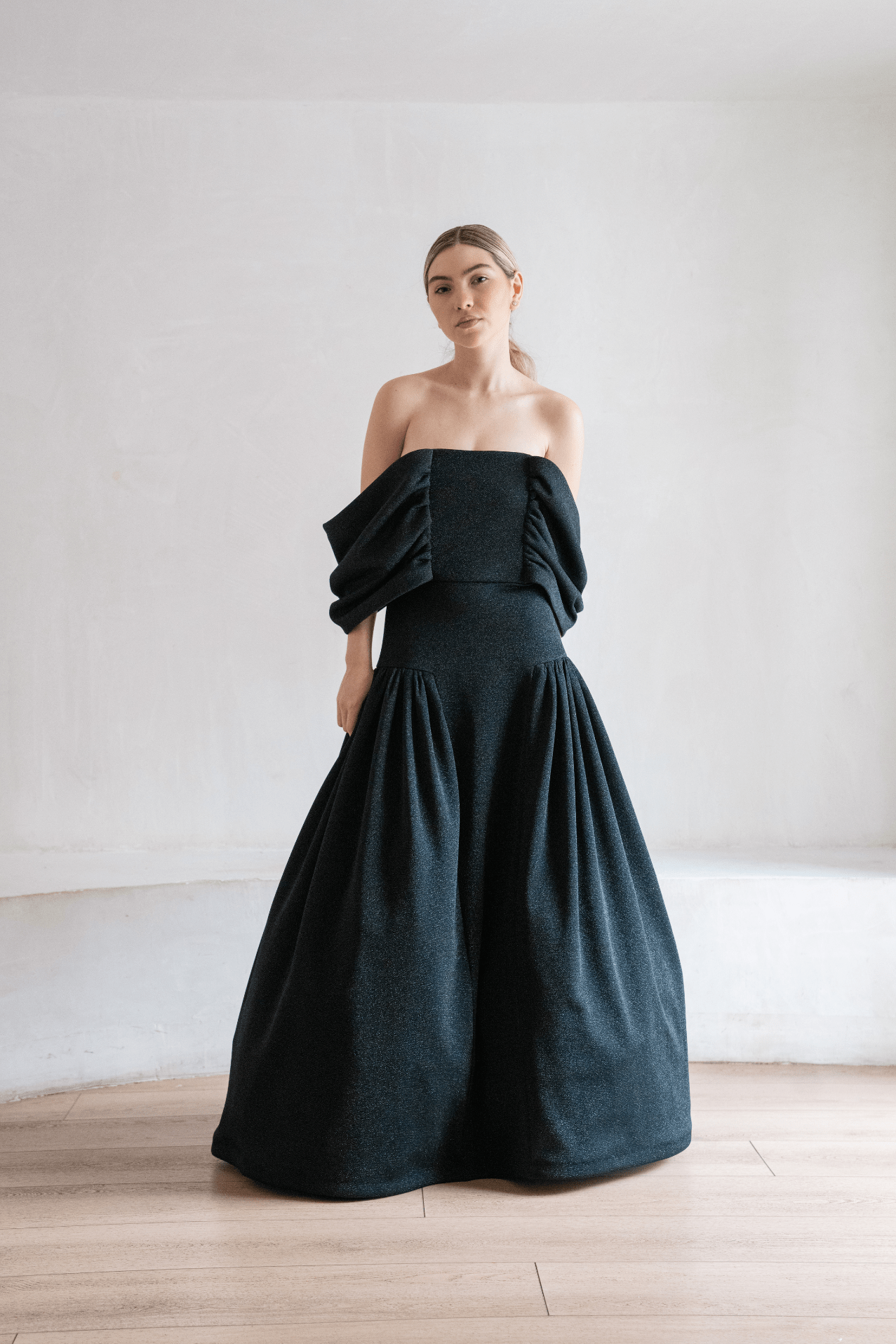 Ashley Stambouli Dress Harvest Black Gown