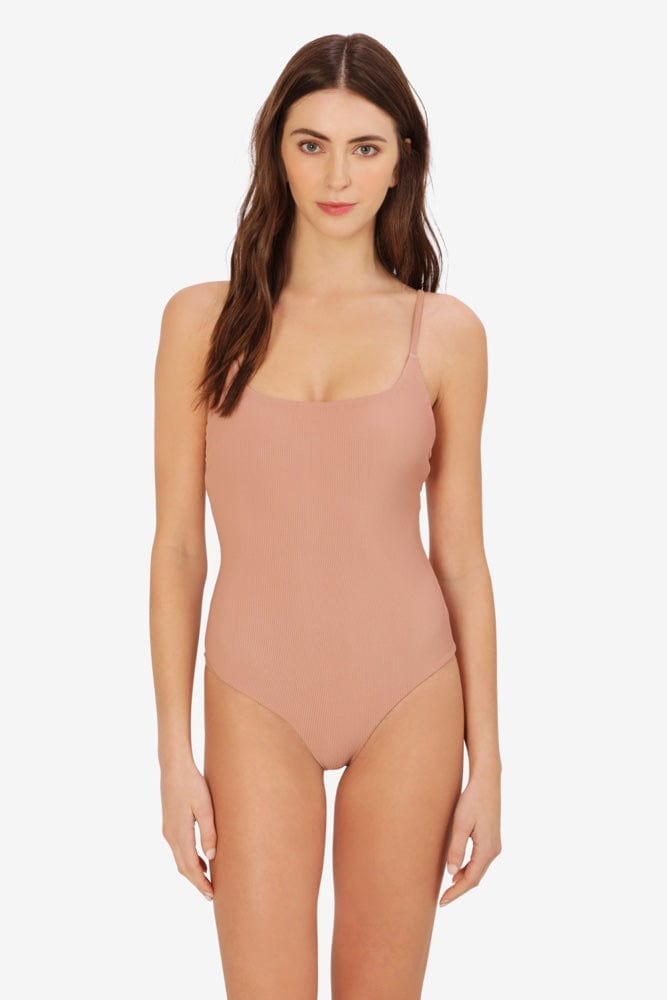 Bay 2 Swimwear Swimwear XS / Fawn Rib Riis One Piece - Fawn