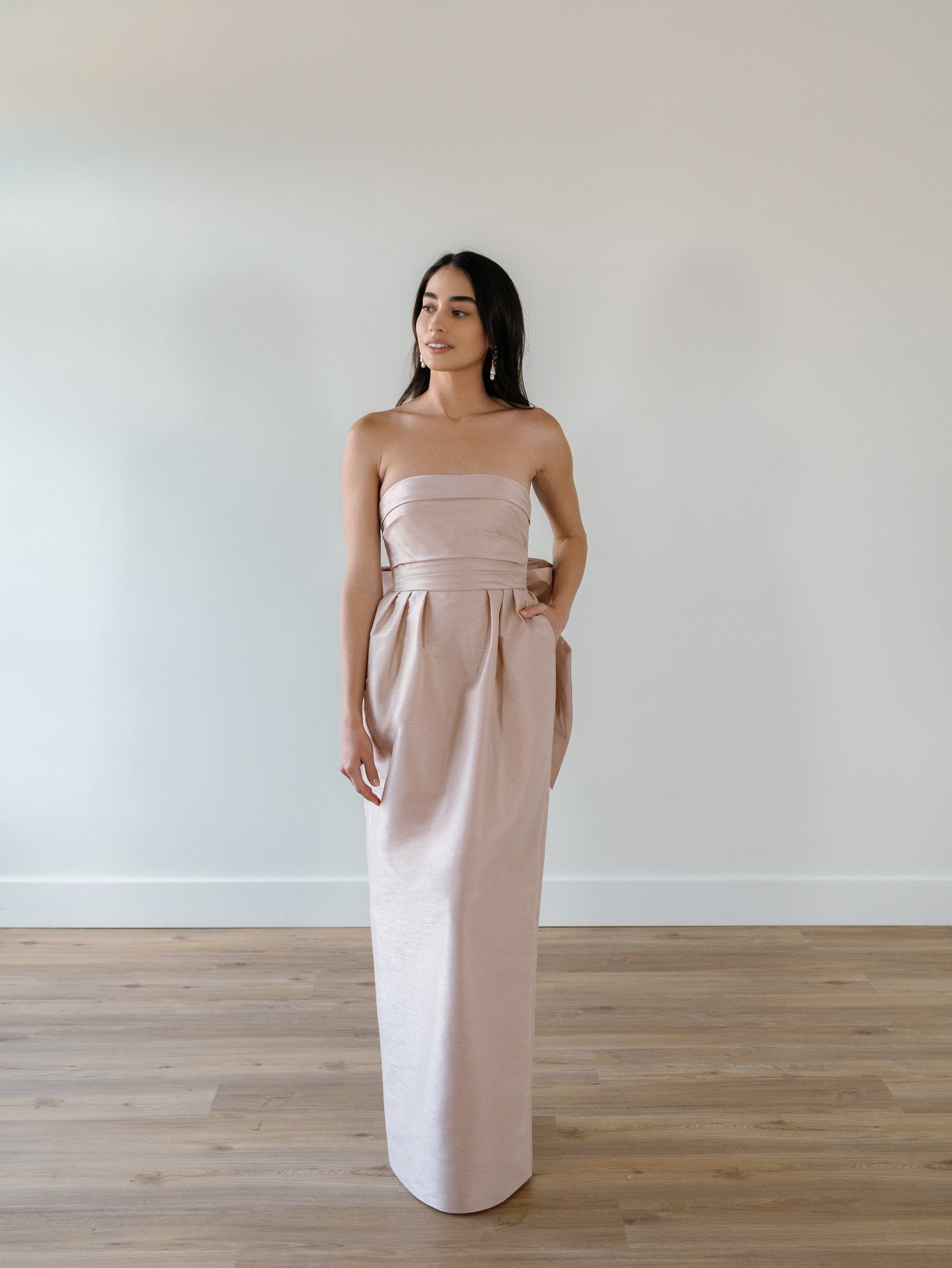 By Watters Dress 00 / Pink Sand Caladium