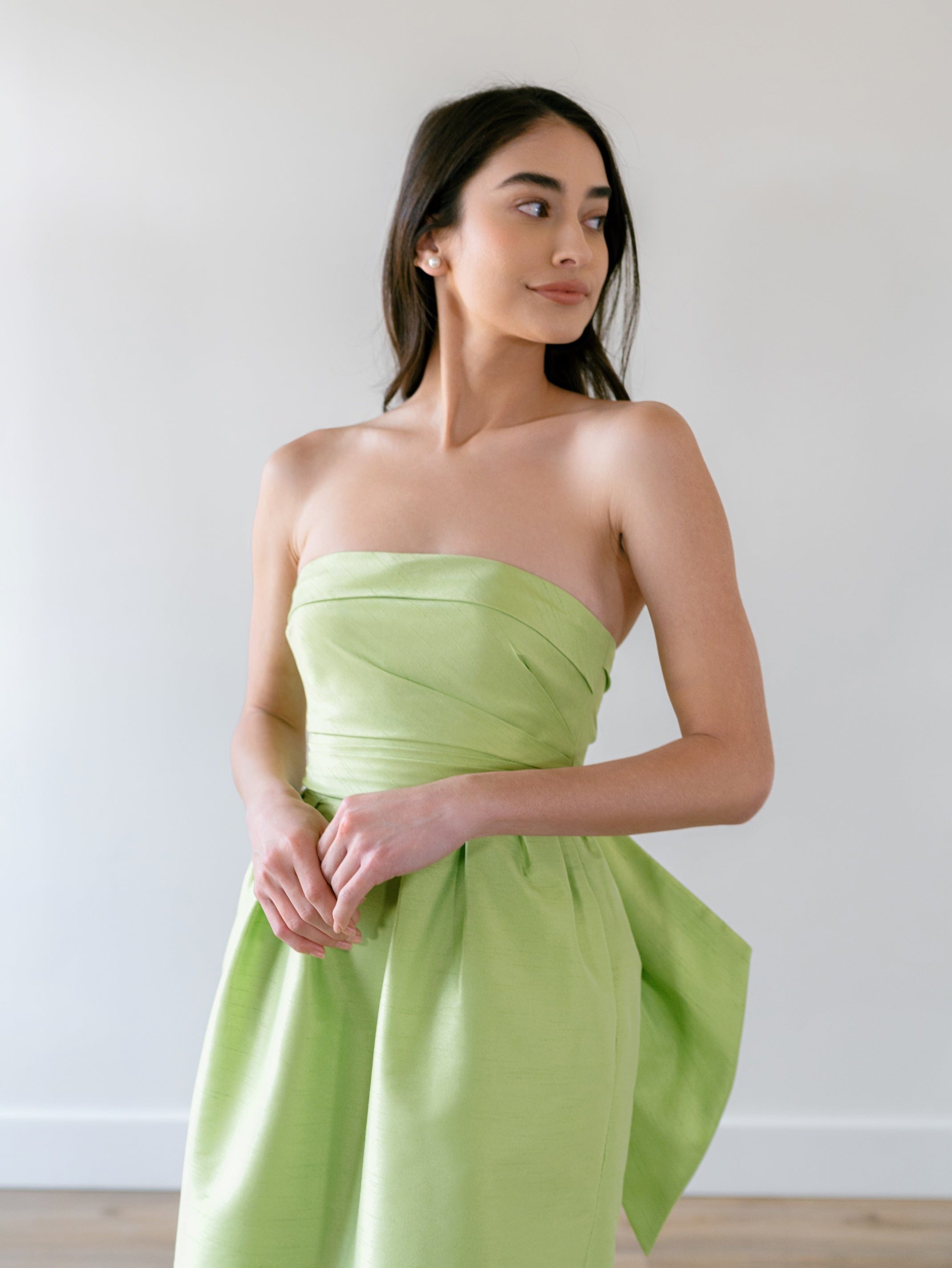 By Watters Dress 00 / Limeade Caladium