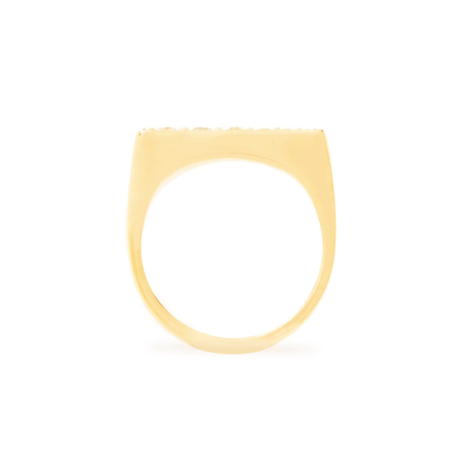 Campbell + Charlotte Ring The Edge Tapered Stacking Ring - Diamond