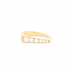 Campbell + Charlotte Ring The Edge Tapered Stacking Ring - Diamond