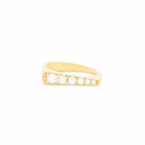 Campbell + Charlotte Ring The Edge Tapered Stacking Ring - Diamond