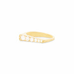 Campbell + Charlotte Ring The Edge Tapered Stacking Ring - Diamond