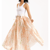Casey Marks Dresses Jasmin Coral Floral Skirt