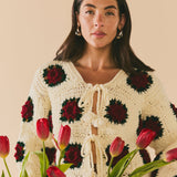 createnet Round Top Sweater Jacket