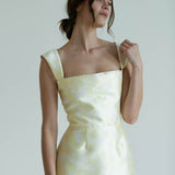 Damaris Bailey dresses Danica Gown