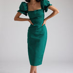 Damaris Bailey dresses Rose Dress Evergreen