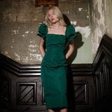 Damaris Bailey dresses Rose Dress Evergreen