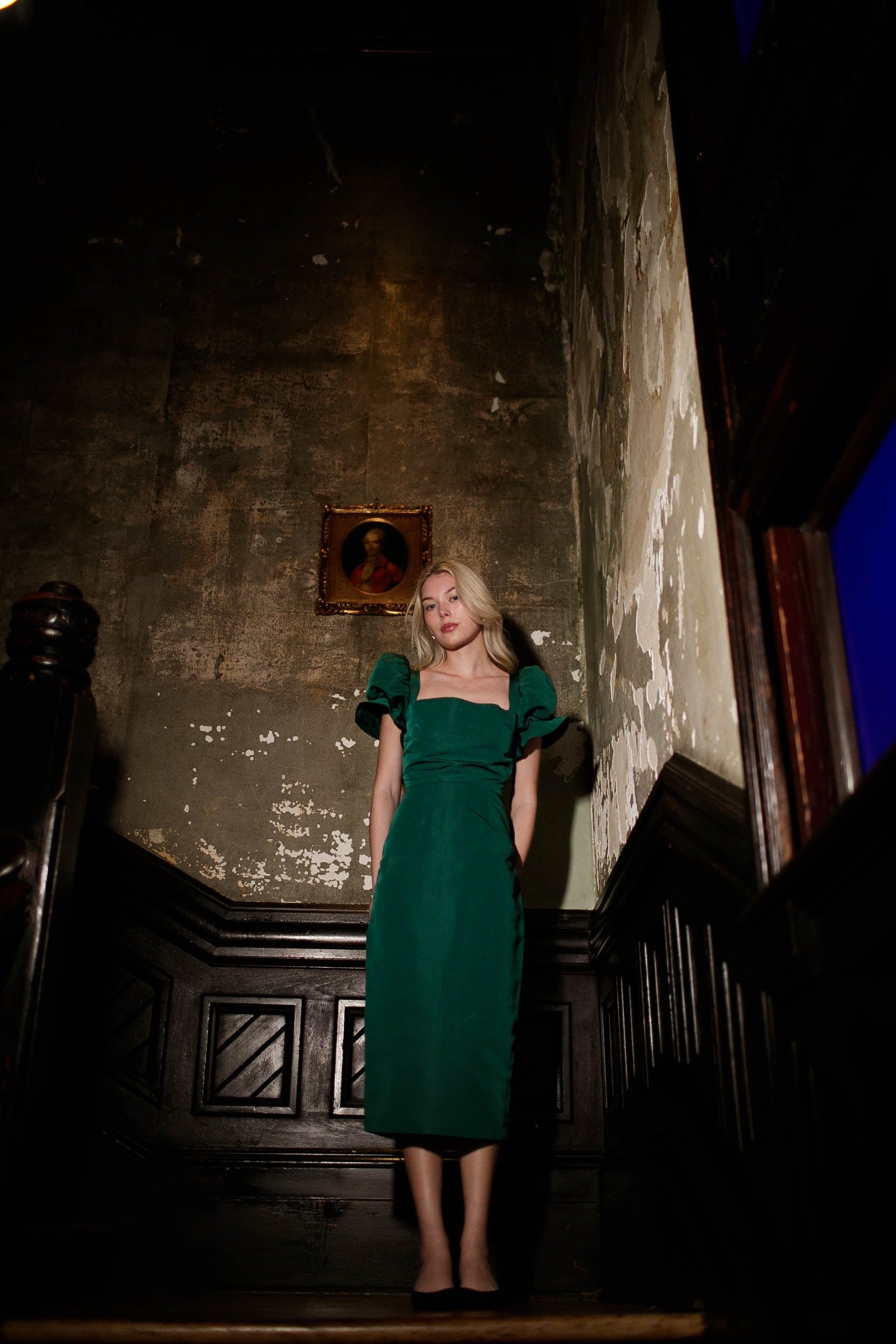 Damaris Bailey dresses Rose Dress Evergreen