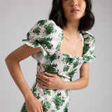 Damaris Bailey dresses Rose Dress Green Floral