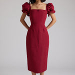 Damaris Bailey dresses Rose Dress Merlot