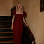 Damaris Bailey dresses Rose Dress Merlot