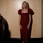 Damaris Bailey dresses Rose Dress Merlot