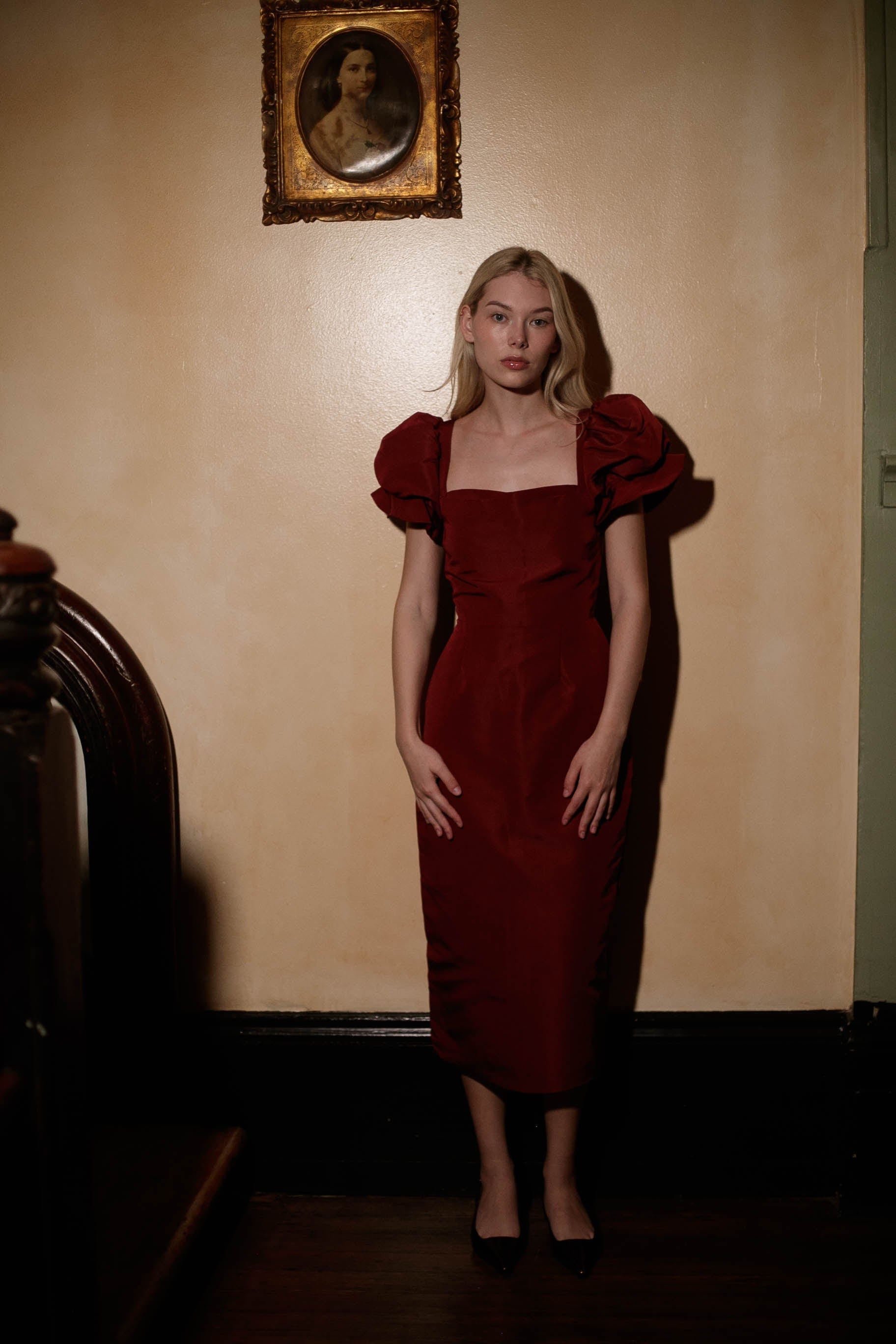 Damaris Bailey dresses Rose Dress Merlot